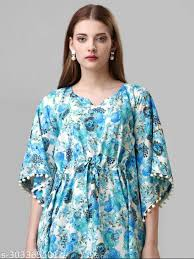 American crape kaftan collection Manufacturer India for UAE Market